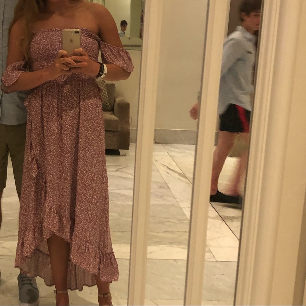 Altar’d State Long Pink Dress